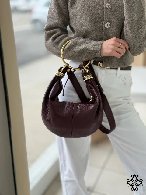 Ādas pleca soma 80199