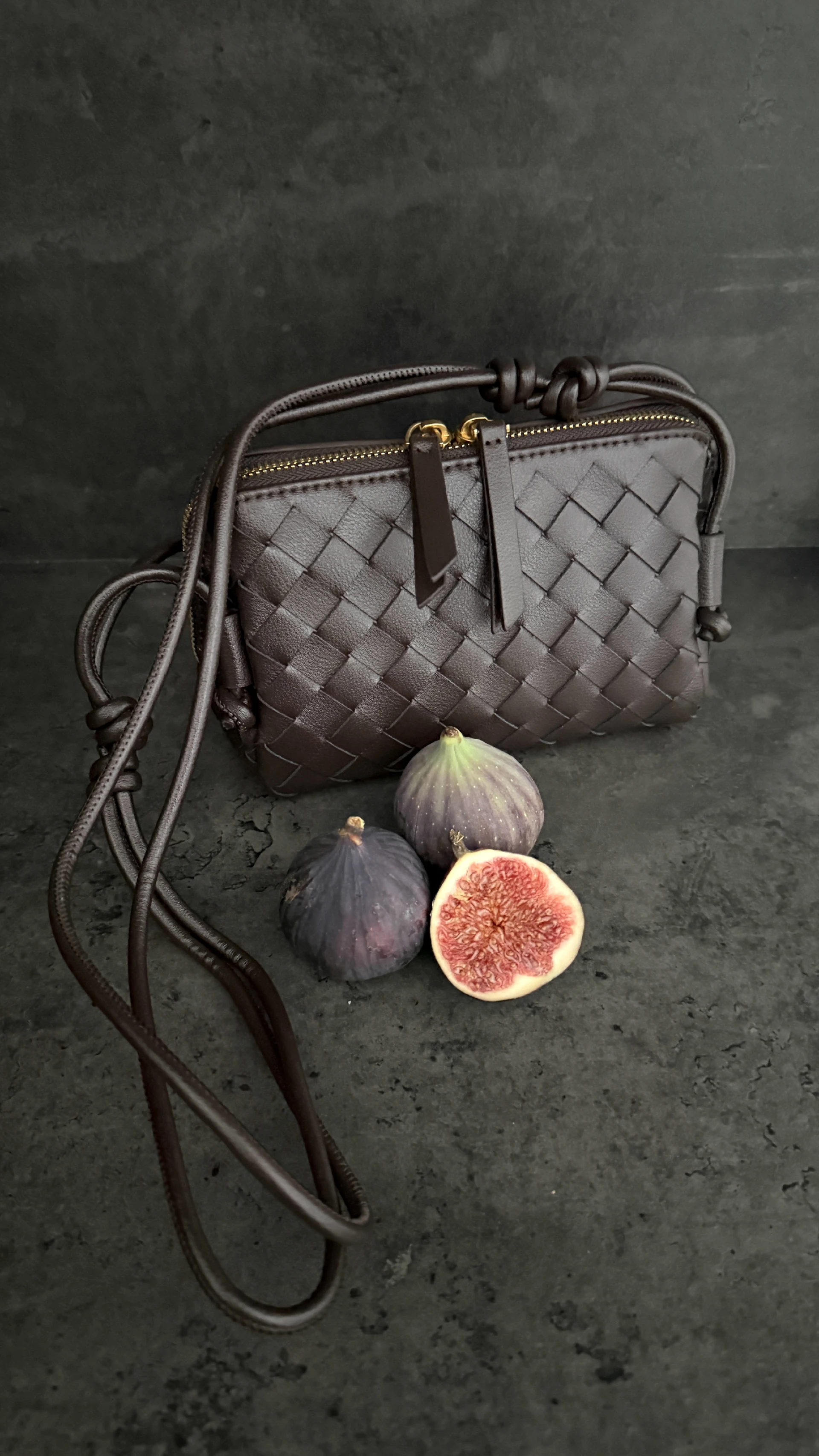 Ādas crossbody soma 7012