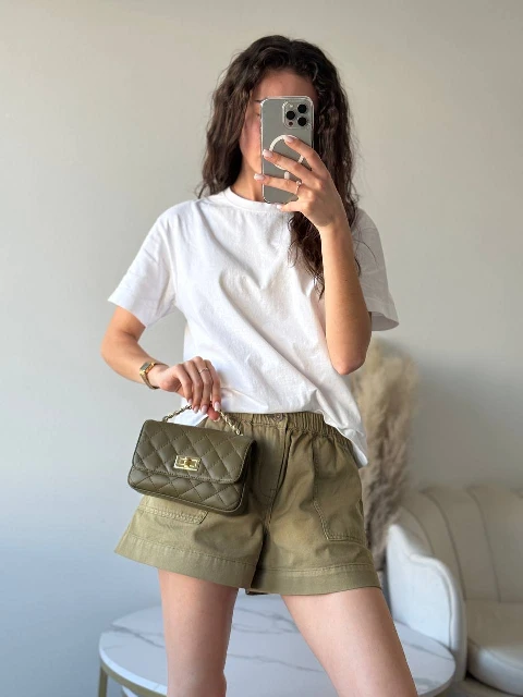 Leather crossbody bag 80190