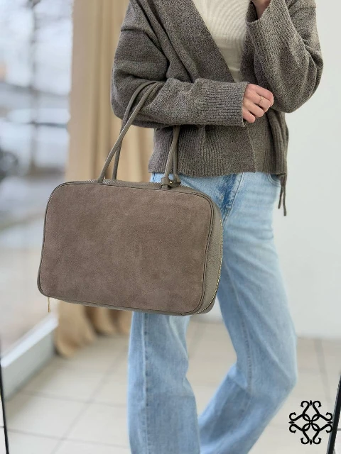 zamšādas pleca soma 80302