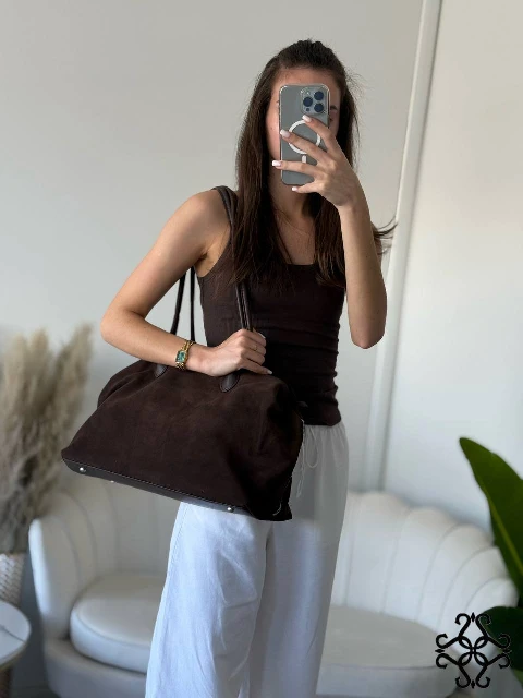 Ādas plecu soma 80673