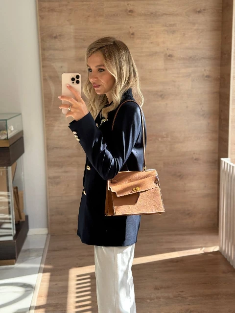 Ādas crossbody soma 95207