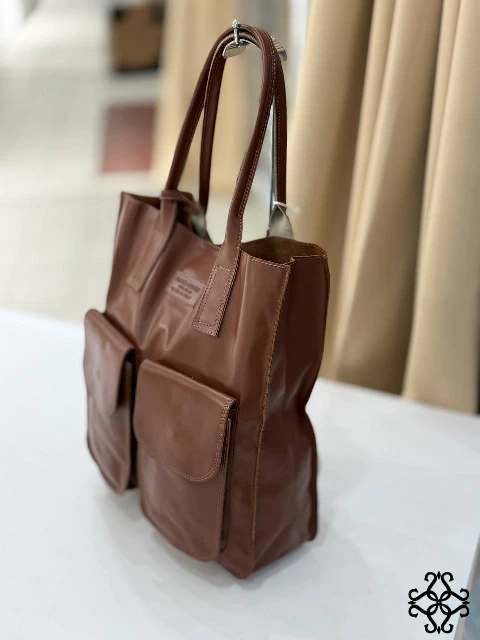 Ādas pleca soma 80438