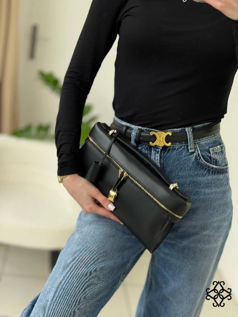 Leather handbag 80437