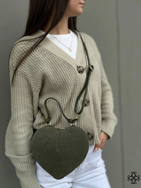 Zamšādas crossbody soma 80382